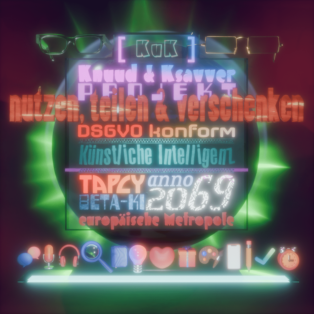 Knuud & Ksavver Logo & Profilbild Webcard